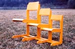Schulmöbelprogramm (Fa. Braun), Stühle unterschiedlicher Größenklassen